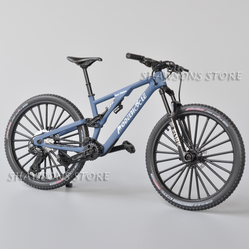 Mountain Biking Extreme - Fahrradmodell aus Metalldruckguss im Maßstab 1:8,