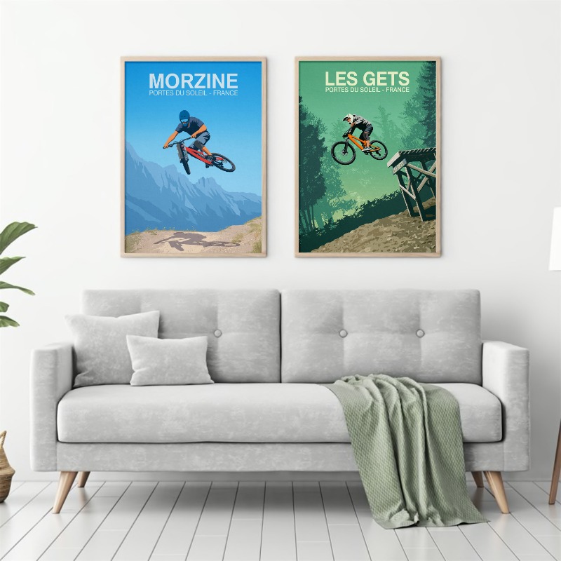 Mountainbike Trail Poster Schn – Picture Of Mountain Biking Bewertung und Preis