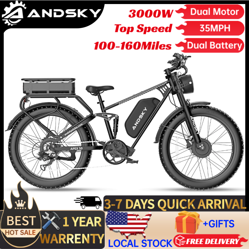 ANDSKY Apex50 AWD Elektrofahrr – Shock Pump Suspension Bewertung und Preis