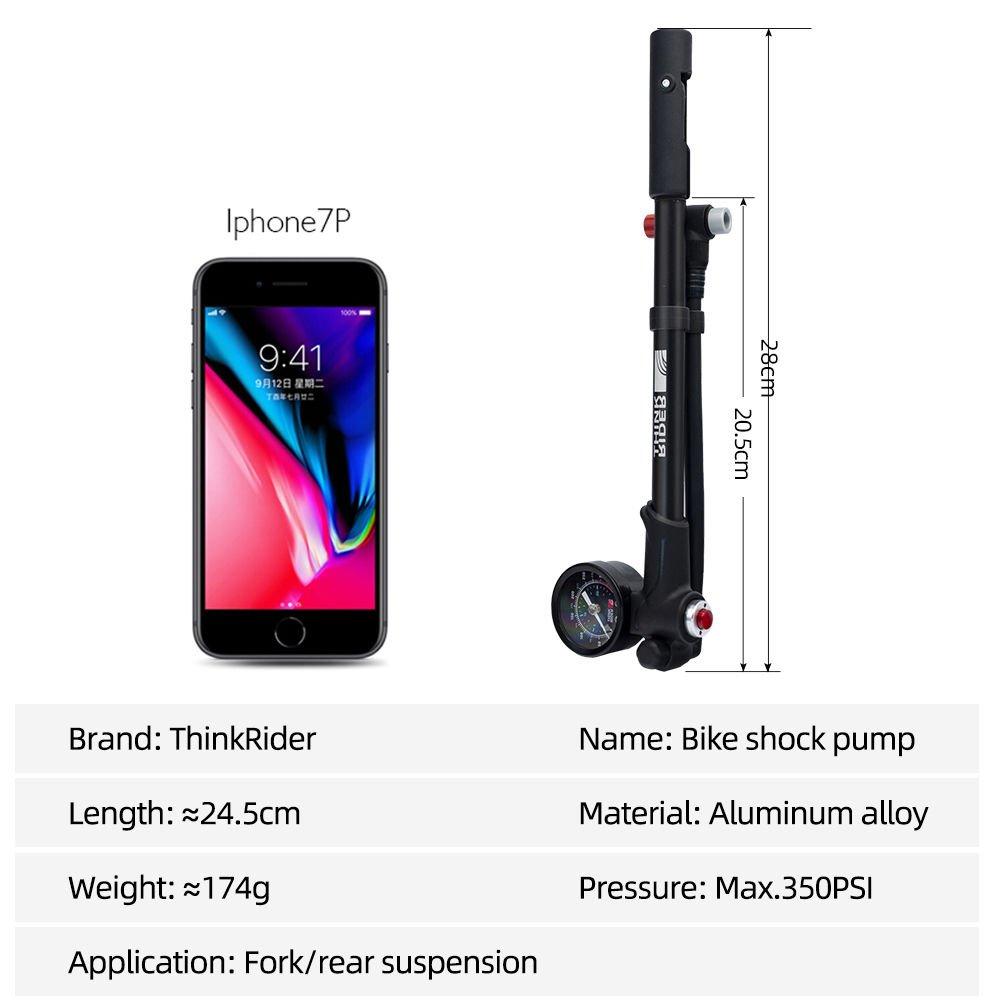 ThinkRider Tragbare Hochdruck- – Shock Pump Suspension Bewertung und Preis