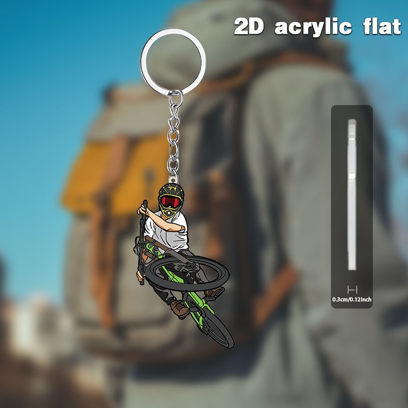 2D-Cartoon-Mountainbike-Athlet – Mountain Biking Extreme Bewertung und Preis